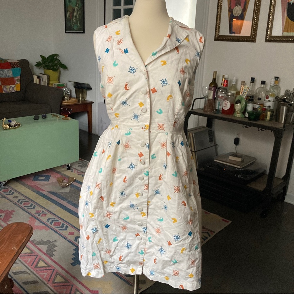 Modcloth Journey Travel Dress